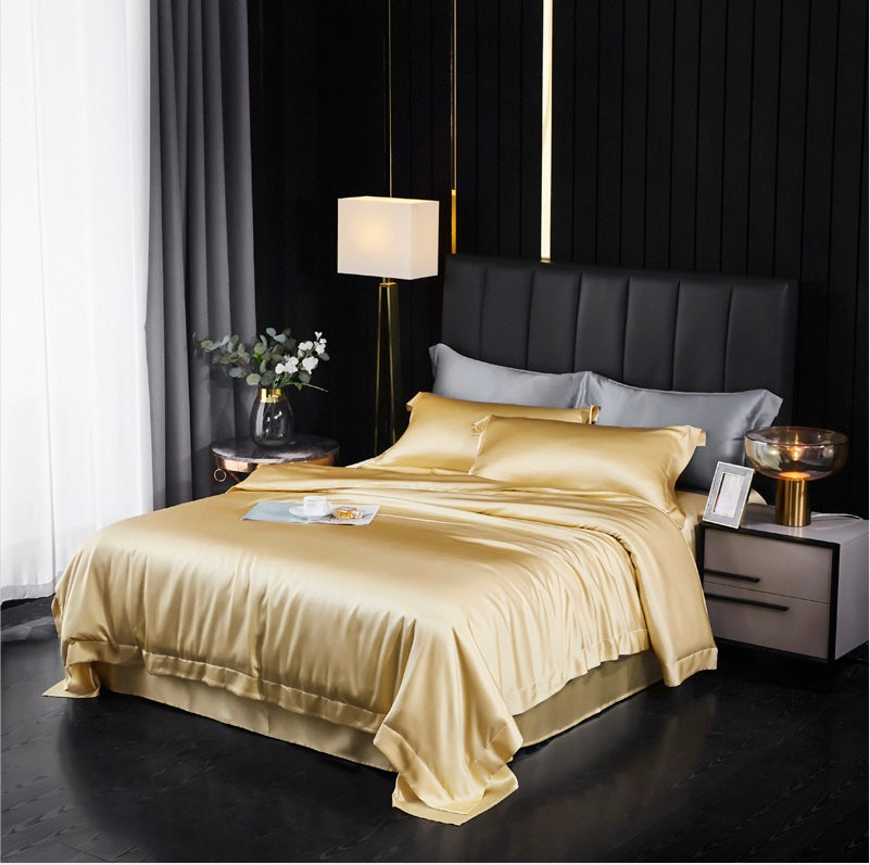 19 Momme Heavyweight Mulberry Silk 4-Piece Bedding Set