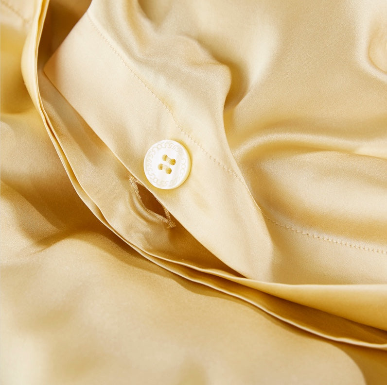 19 Momme Heavyweight Mulberry Silk 4-Piece Bedding Set