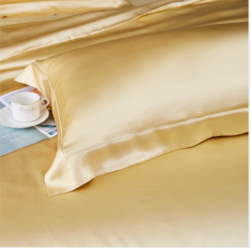 19 Momme Heavyweight Mulberry Silk 4-Piece Bedding Set